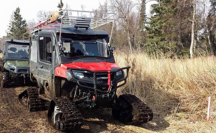 Can You Ride A UTV With Tracks On Snowmobile Trails?