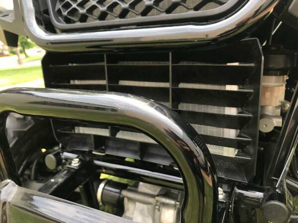 Honda Side-by-Side Radiator Damage