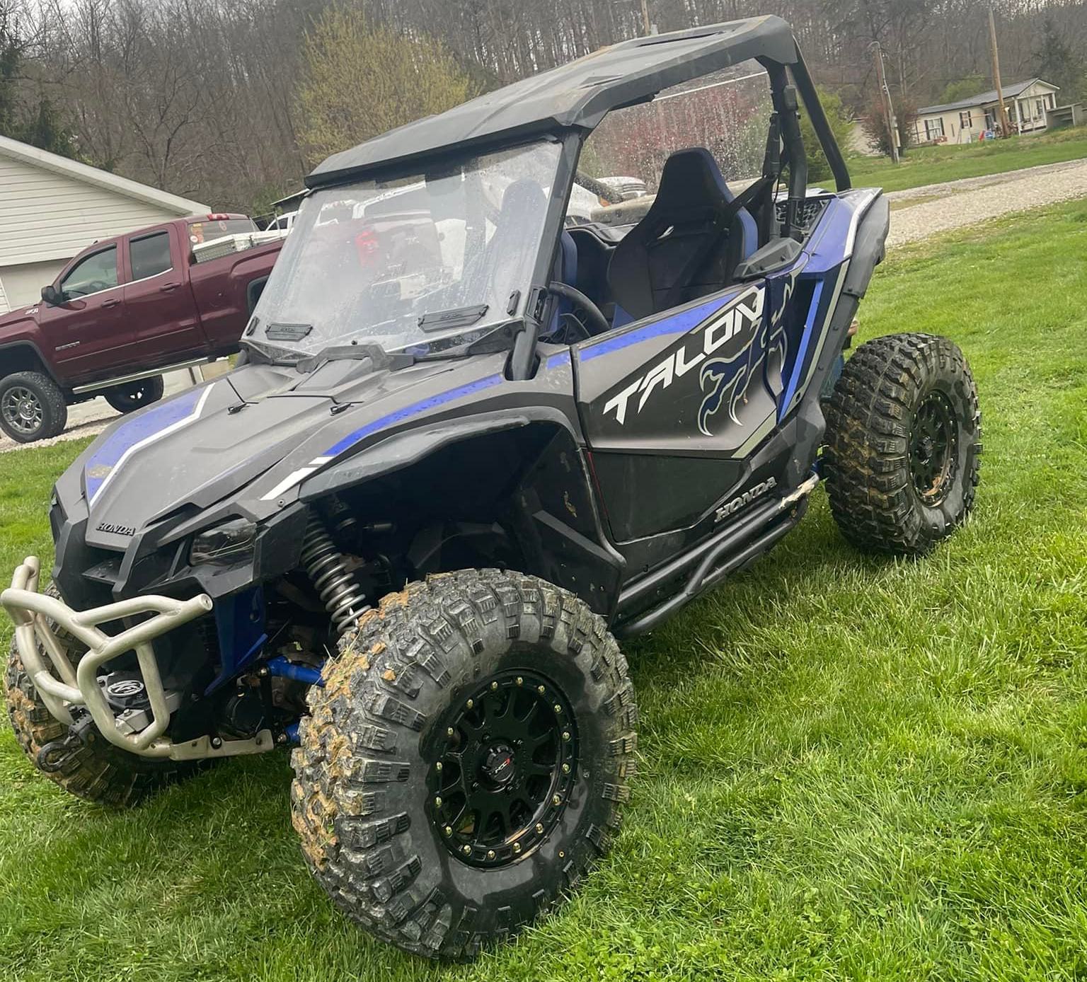 A fully geared up Honda Talon