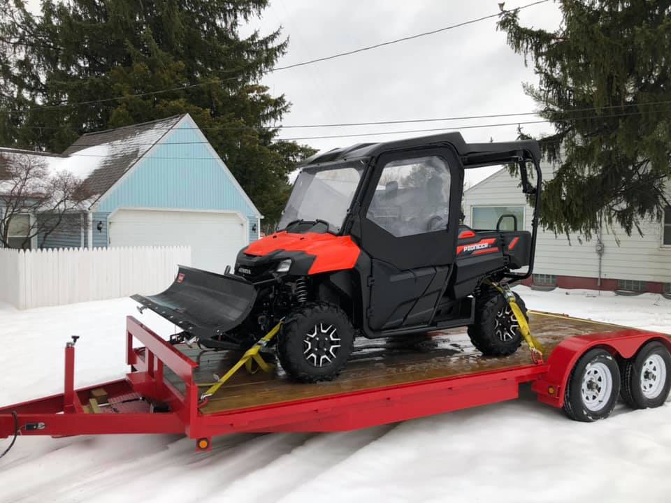 Flat-Bed Trailers For The Honda Pioneer And Honda Talon