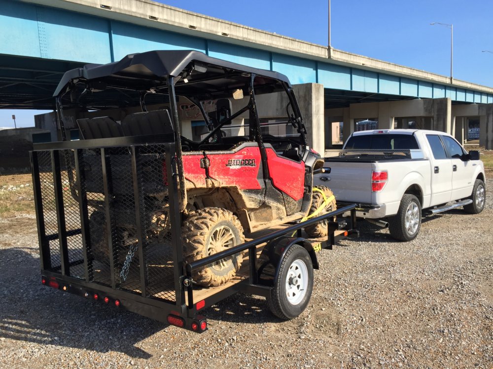 Transporting Honda Pioneers Via Trailers